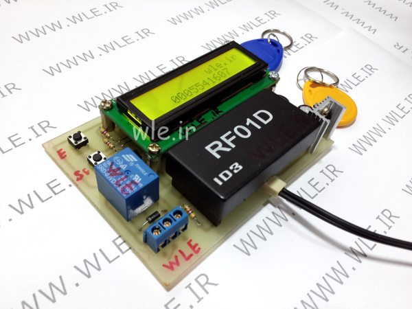 پروژه عملی دربازکن RFID با AVR و بسکام (ذخیره 8 تگ در eeprom)