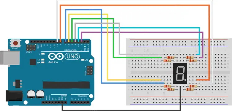 Arduino-Wiring-Fritzing-Connections-with-Common-Cathode-Seven-Segment-Display